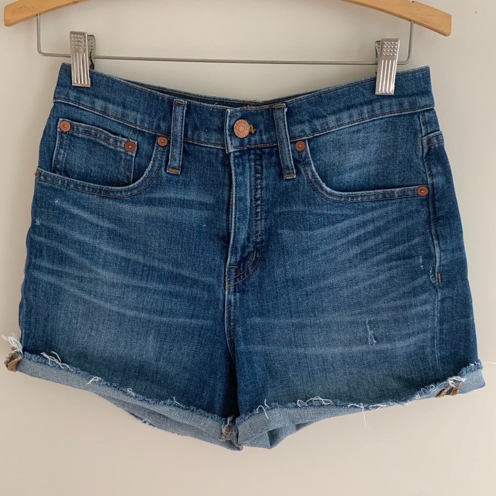 Madewell High Rise Jean Shorts